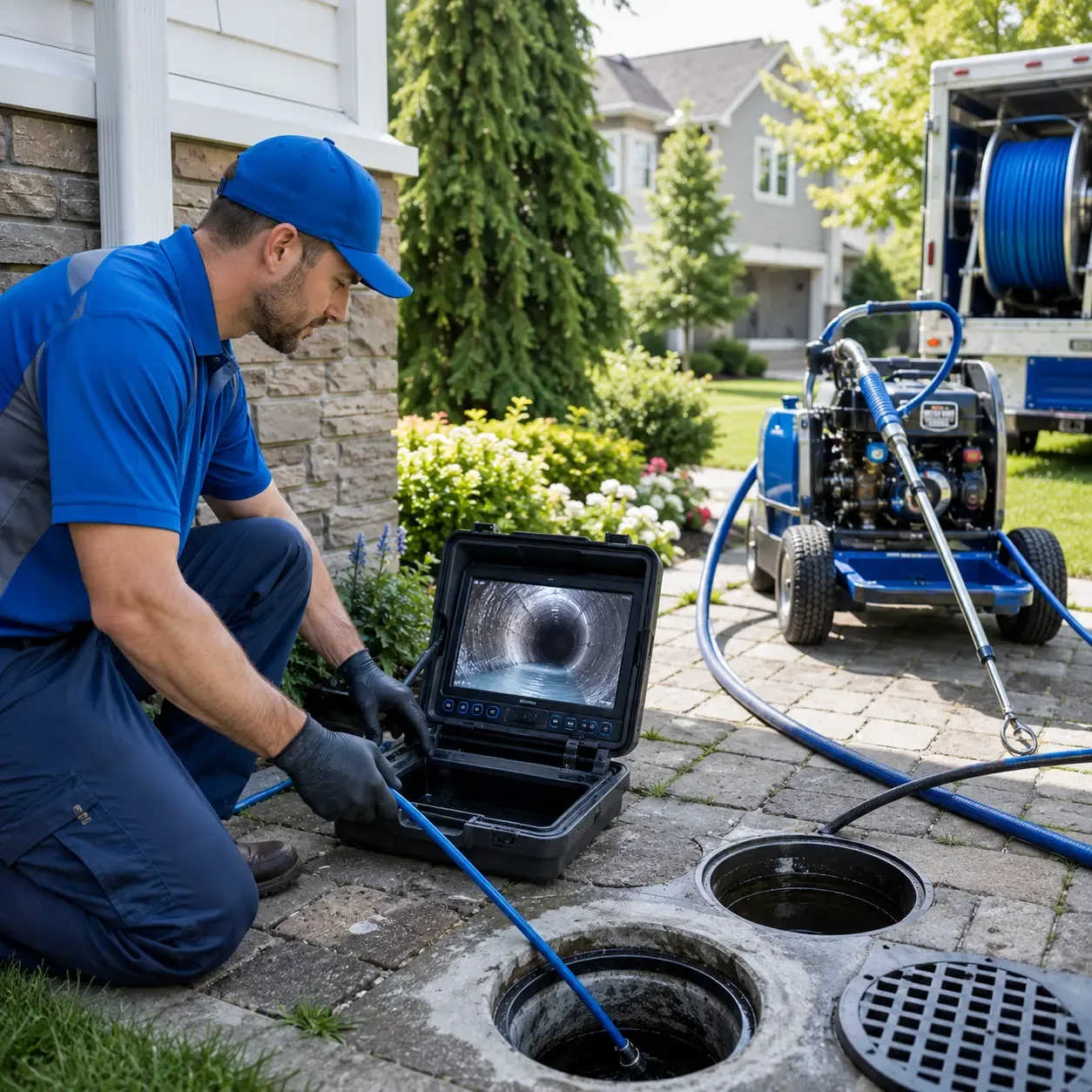 Outdoor drain cleaning professionals serving Sciota, IL