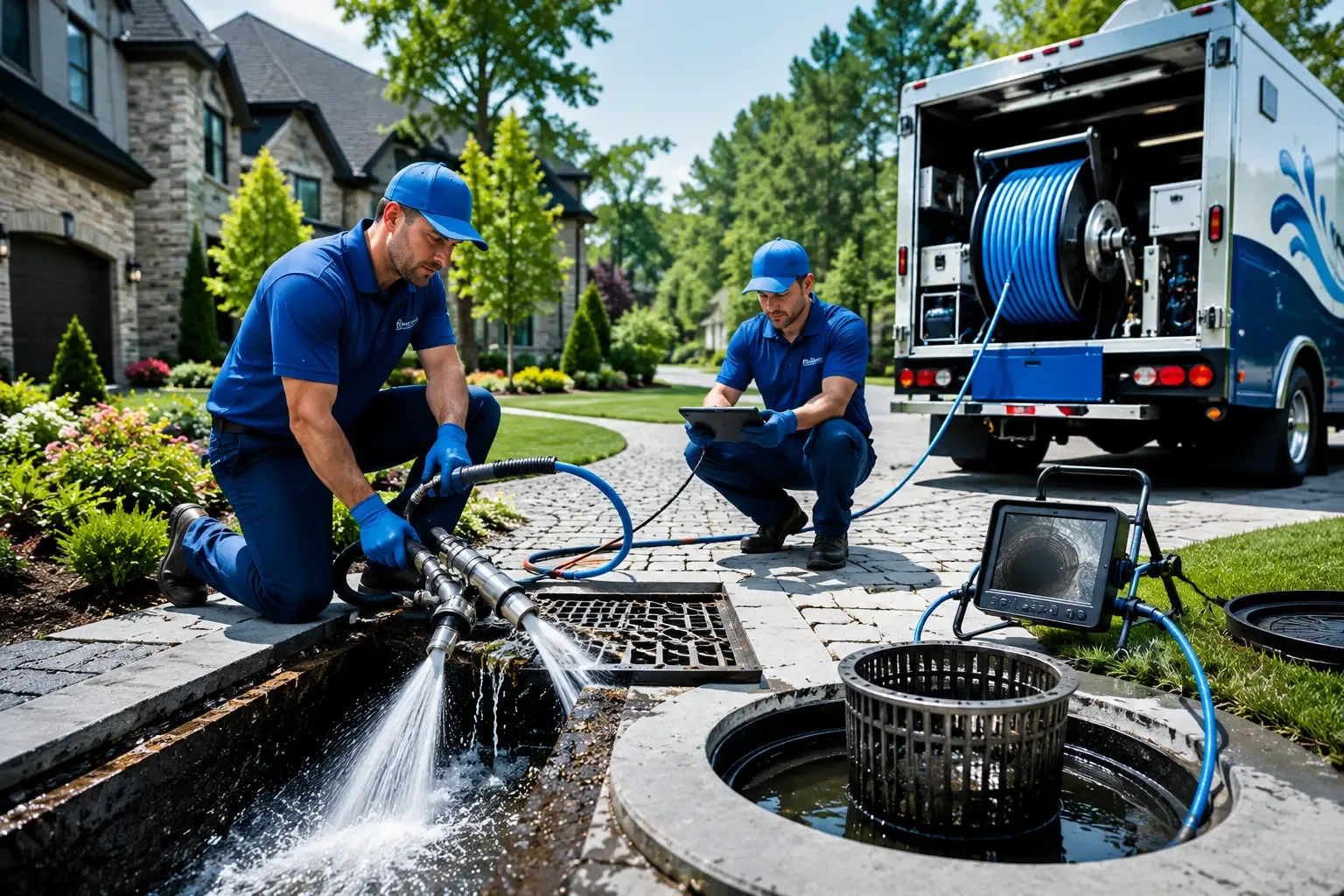 Local outdoor drain cleaning professionals in Sciota, IL