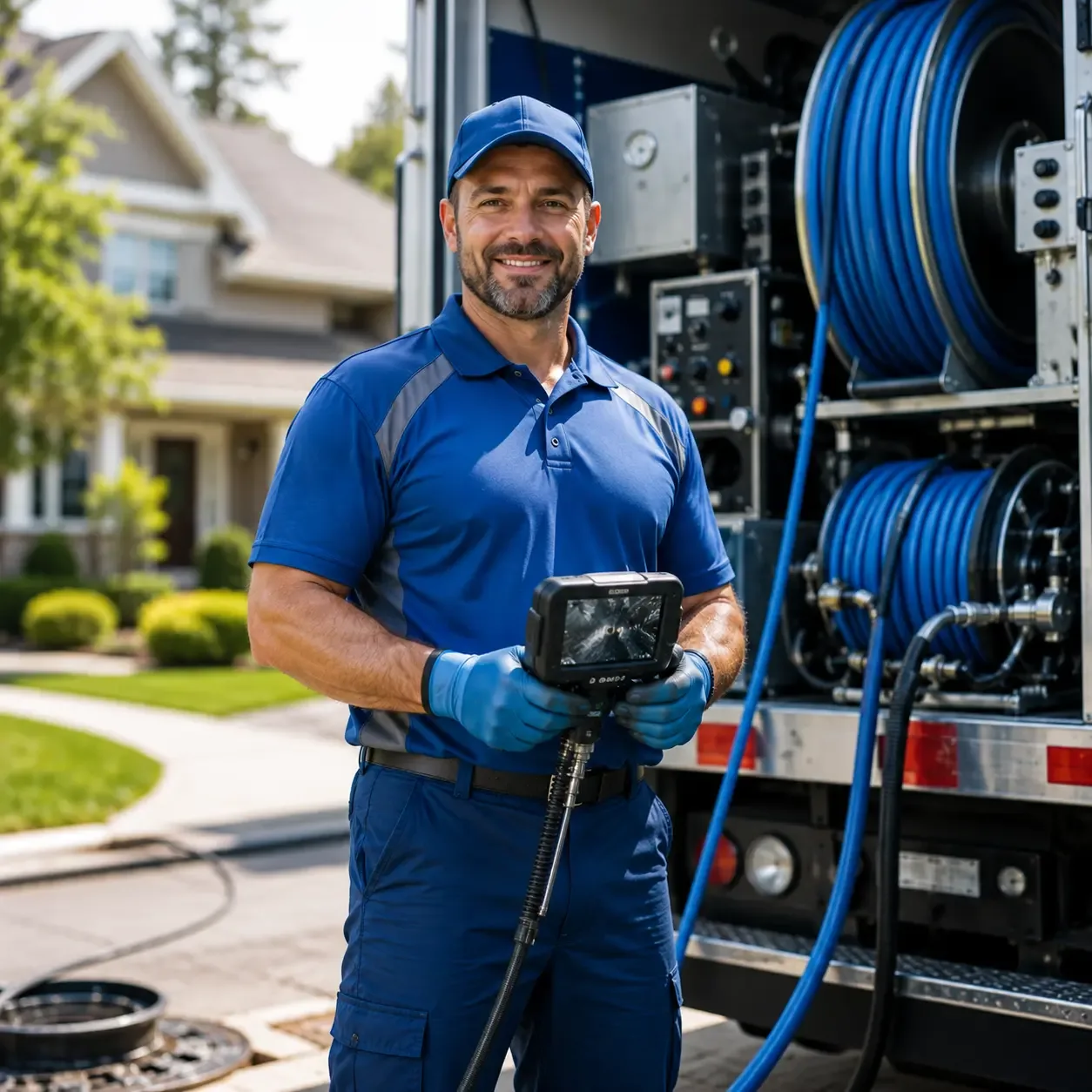 Local outdoor drain cleaning specialists in Sciota, IL